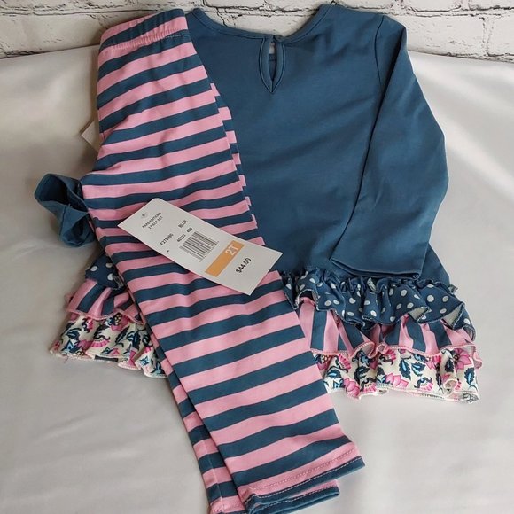 'RARE EDITIONS' TOP & PANTS ELEPHANT OUTFIT - Picture 7 of 16